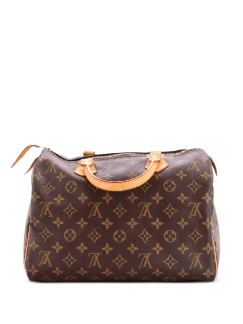 Louis Vuitton Pre-Owned Speedy Handbag Monogram Canvas 30 satchel Brown U3OY4FCIADDZGZI2