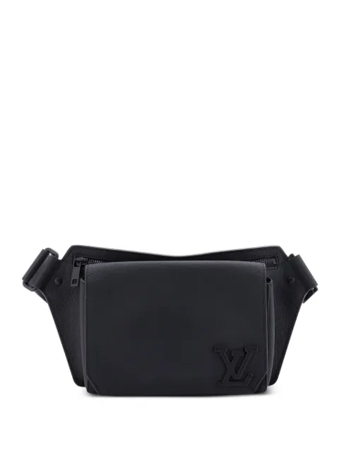Louis Vuitton Pre-Owned Aerogram Takeoff Sling Bag Leather belt bag Black T0ZCGB1WCF30V2YQ