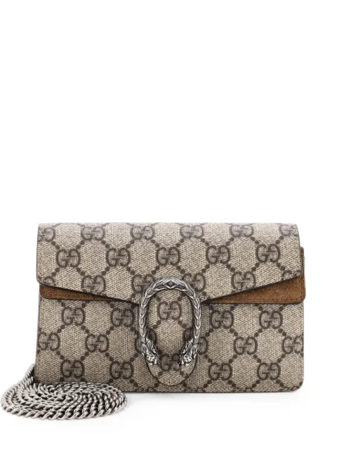 Gucci Pre-Owned Dionysus Bag GG Coated Canvas Super Mini crossbody bag Brown 71LLDTX0C3IWY3IX