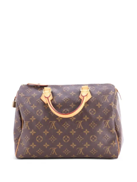 Louis Vuitton Pre-Owned Speedy Handbag Monogram Canvas 30 satchel Brown 5RK41Z8NZ42AU73T