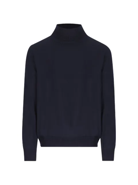 Tagliatore roll-neck knitted sweater Blue MILESGSI26
