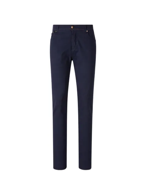 Richard J. Brown Milano logo-patch straight-leg jeans Blue MILANOBOTTONIT287
