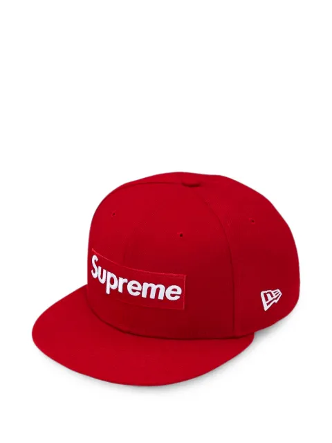 Supreme Ghostface Box Logo New Era 59Fifty cap Red SU28077