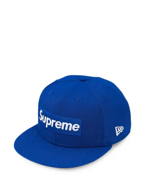 Supreme Ghostface Box Logo New Era cap Blue SU28076