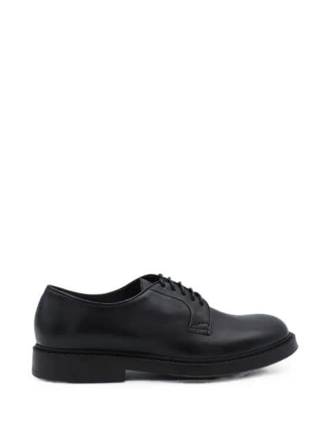 Doucal's leather lace-up derby shoes Black DU1385BRUXUF188