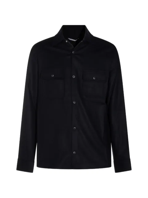 Marco Pescarolo button-up flap-pocket jacket Blue NEXT54F3405