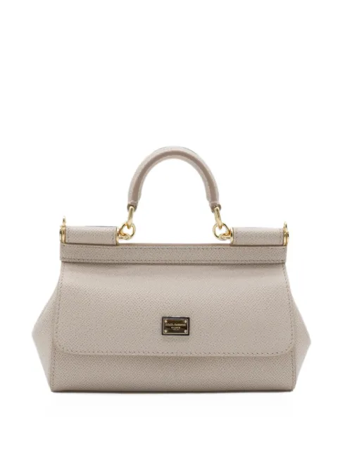 Dolce & Gabbana mini Sicily handbag in dauphine calfskin Pink BB7116B100180414