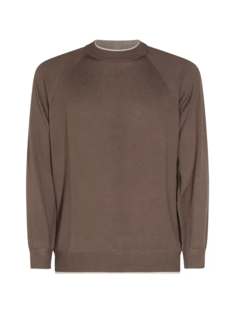 Eleventy raglan-sleeve sweater Brown N76MAGN56MAG0N037
