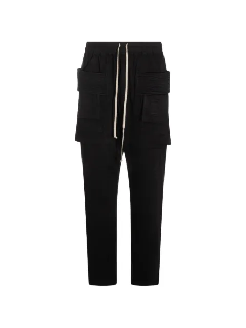 Rick Owens DRKSHDW drawstring track pants Black DU02F6376RIG