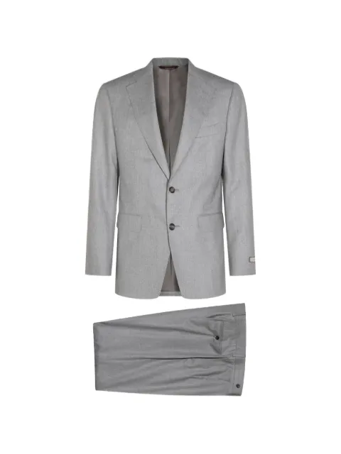 Canali wool two-piece suit Grey 1528021AN00019205