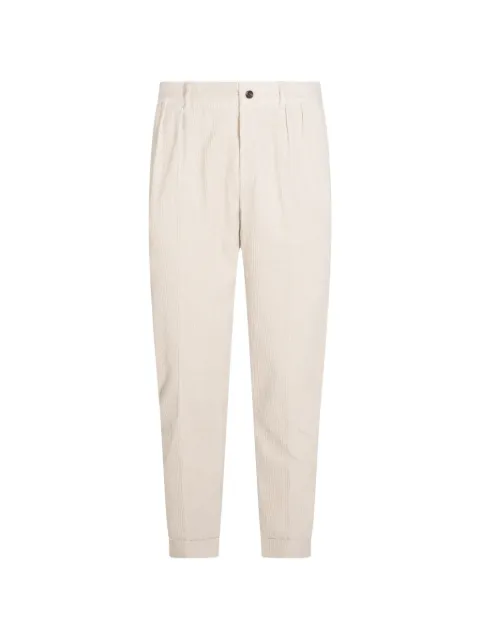 04651 / A TRIP IN A BAG pleated corduroy trousers Neutrals 3PA2601B11BEIGE