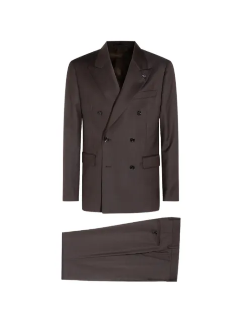 Lardini double-breasted suit Brown AC5934ECN65404450
