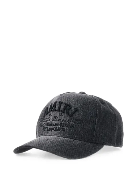 AMIRI logo-embroidered baseball cap Grey AMSAHE1067