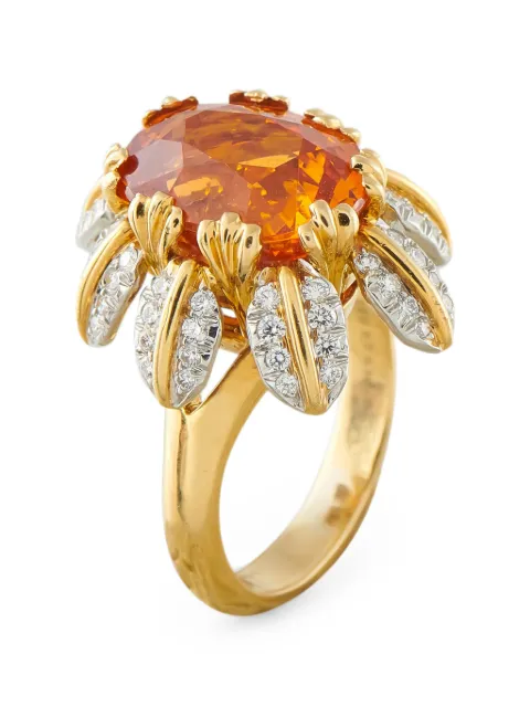 Tiffany & Co. Pre-Owned Schlumberger diamond and spessartite ring Gold TI05070826