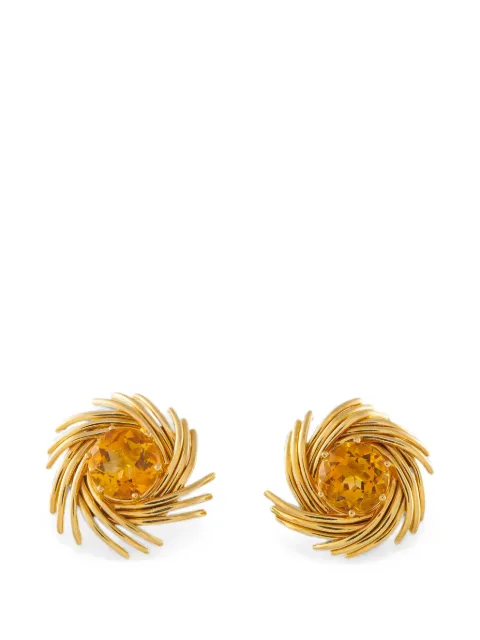 Tiffany & Co. Schlumberger citrine earrings Gold TI04070826