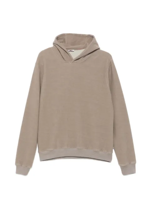 04651 / A TRIP IN A BAG ribbed-hem hoodie Grey 3SW2602B28