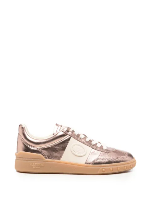 Valentino Garavani metallic leather sneakers Pink WS0IL9HEJ