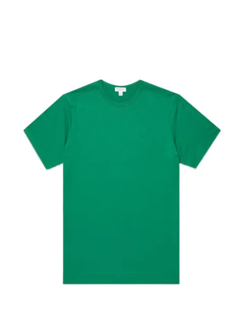 Sunspel crew-neck classic T-shirt Green MTSH0001