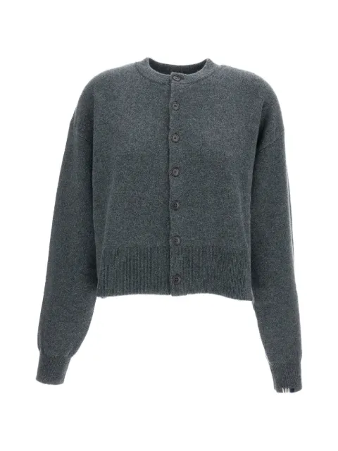 extreme cashmere Nº170 Chou button-up cardigan Grey 170