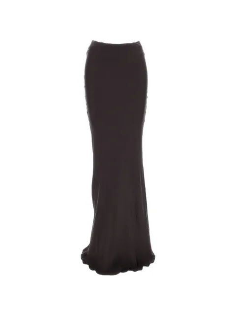 THE ANDAMANE ruched floor-length maxi skirt Red T200351ATNV1473