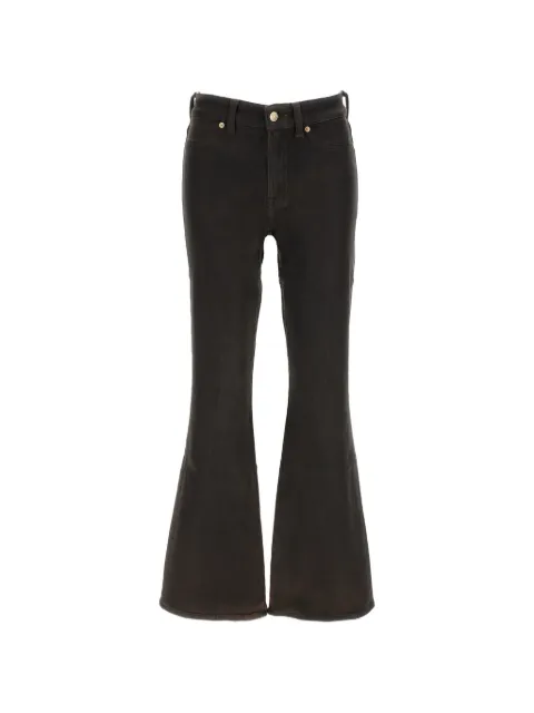 7 For All Mankind button-fastening flared-leg jeans Brown 7U4X0H42U73TB