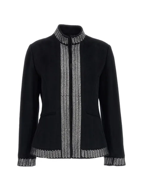 Irie' stud-embellished stand-up collar jacket Black 82WLBV1690