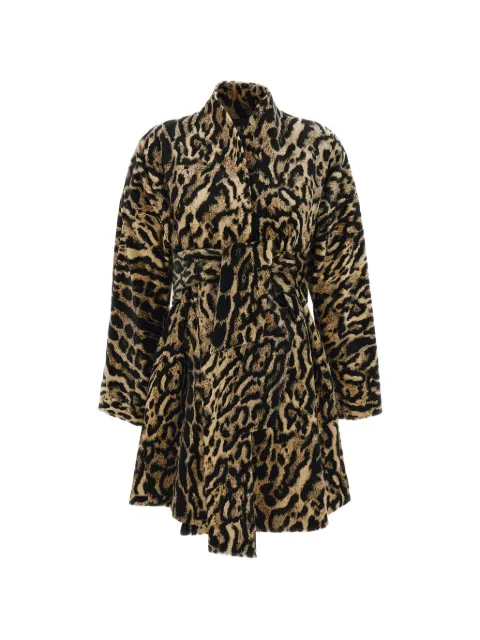 Irie' leopard-print belted coat Neutrals 82IBAM7939