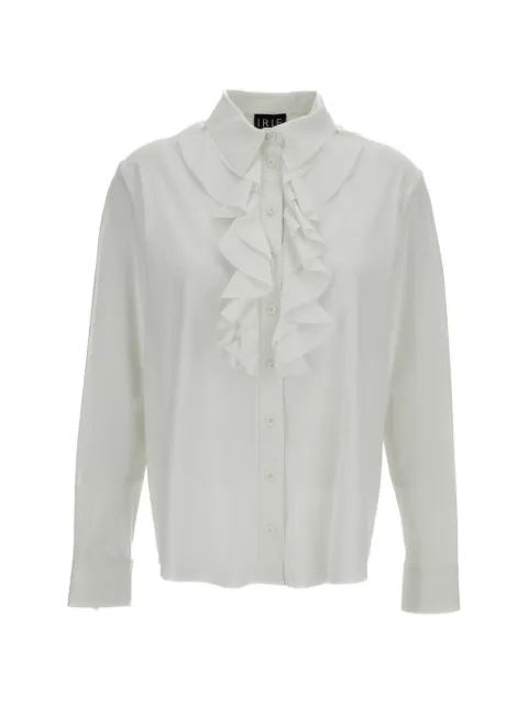 Irie' ruffled-trim long-sleeve shirt White 82WFC5210