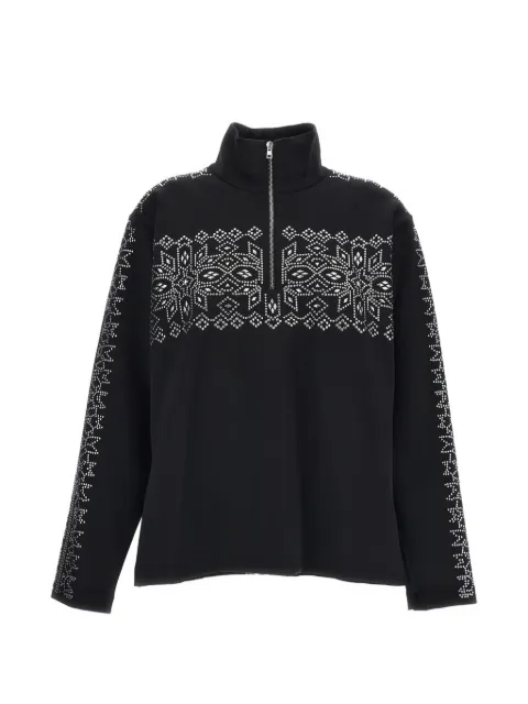 Irie' crystal-embellished half-zip sweater Black 82WJBT0990