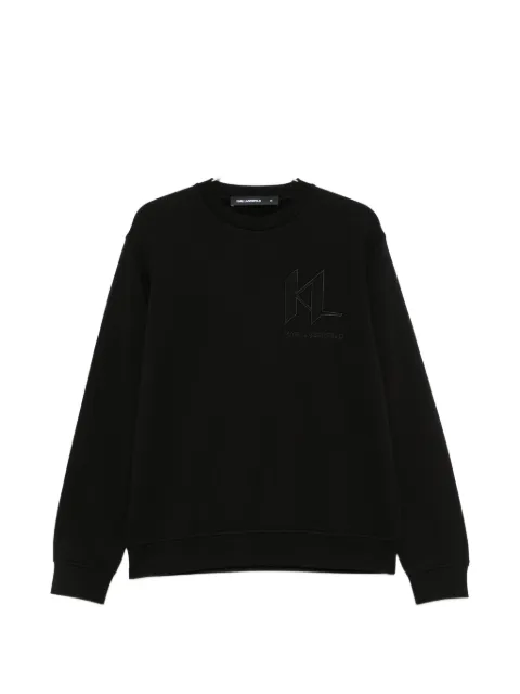 Karl Lagerfeld logo-embroidered sweatshirt Black 705022563900