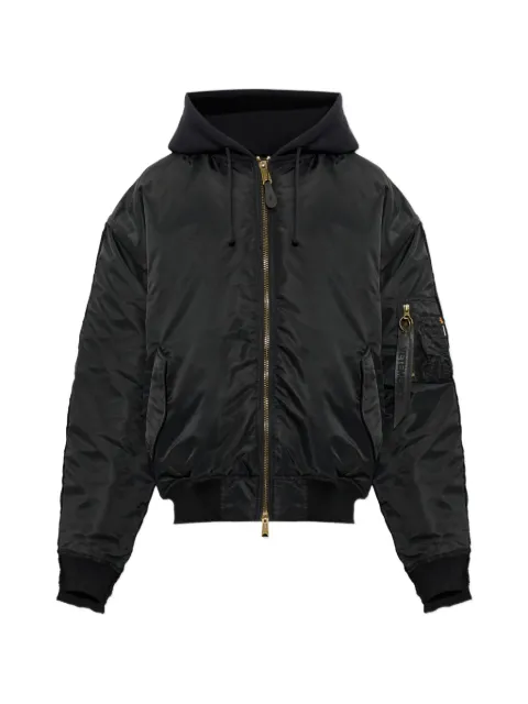 VETEMENTS x Alpha Industries hooded bomber jacket Black MH27JA018B0