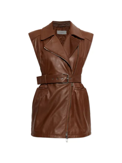 Sportmax belted waistcoat Brown SPXFAVELLA