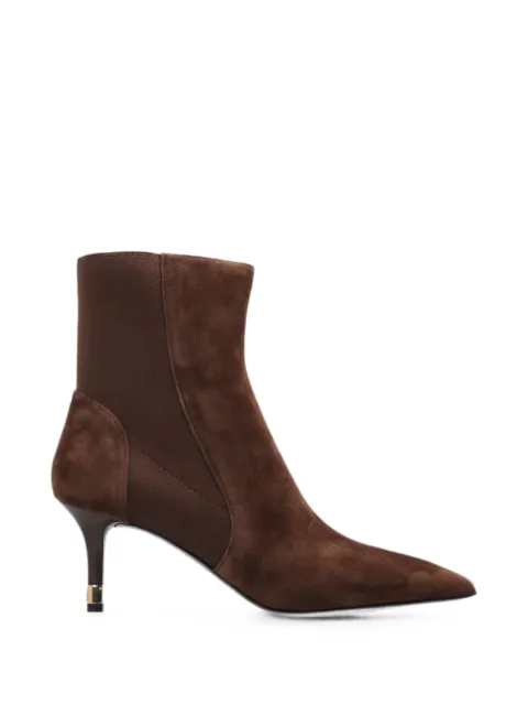 Furla Aria suede ankle boots Brown YL621FAC10000