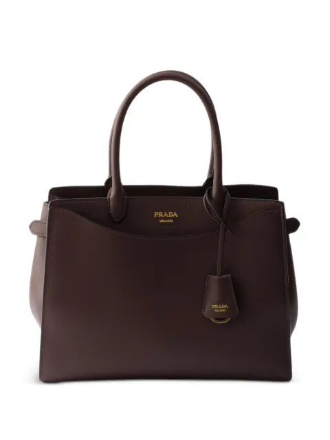 Prada Prelude large leather handbag Brown 1BA500VOOO2CYS