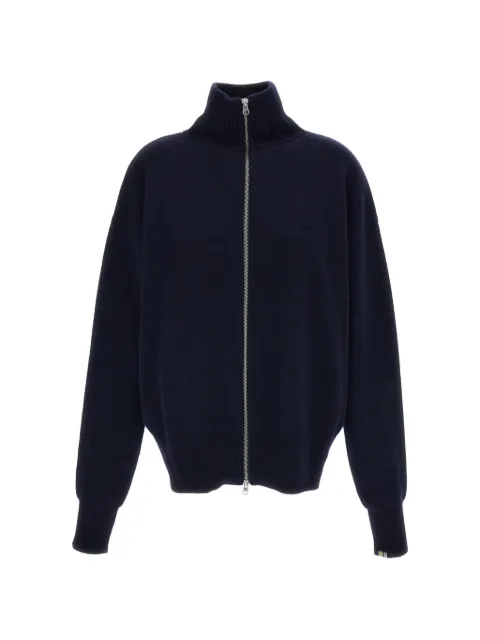 extreme cashmere zip-up high-neck cardigan Blue 31900113TU02