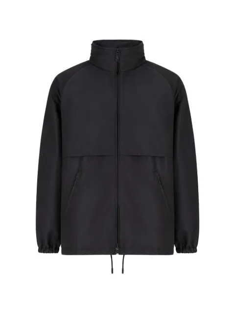 Saint Laurent raglan-sleeve hooded windbreaker Black A004SWY1O06