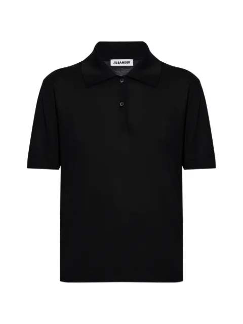 Jil Sander short-sleeve polo shirt Black J02GL0123J14857