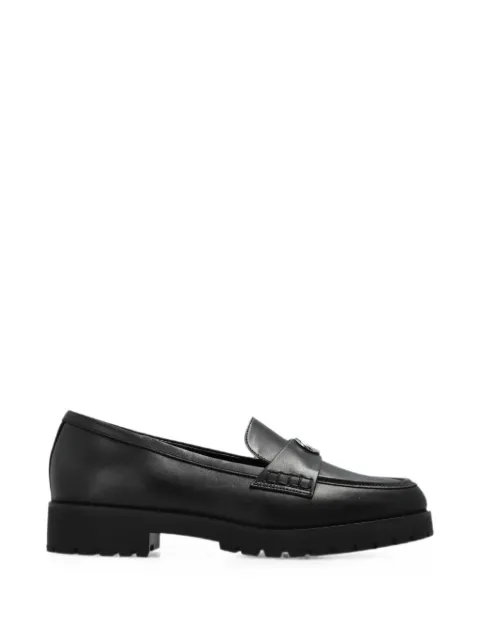 Michael Michael Kors logo-plaque leather ballet flats Black 40T6JLFP1L0