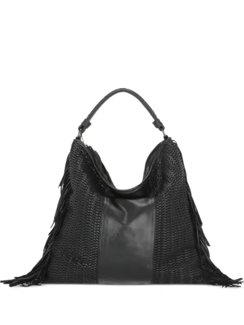Reptile's House Vasia braided leather tote bag Black H411VASIADEGRADENERONERO