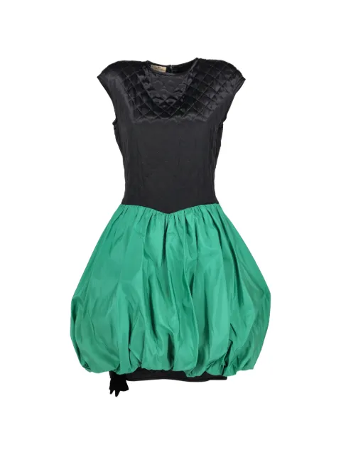 Valentino Garavani Pre-Owned balloon-skirt mini dress Green W27526170