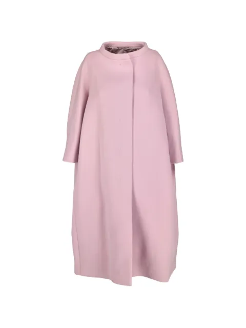 Jil Sander Pre-Owned funnel-neck wool coat Pink CVM262277