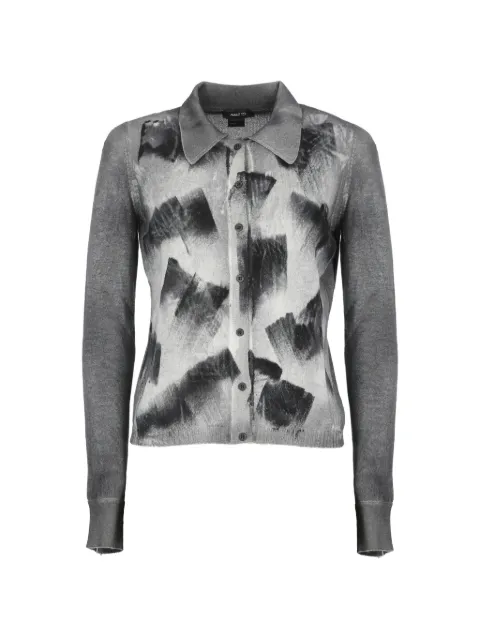 Avant Toi patterned cardigan Grey 226WD1215CLIVHL