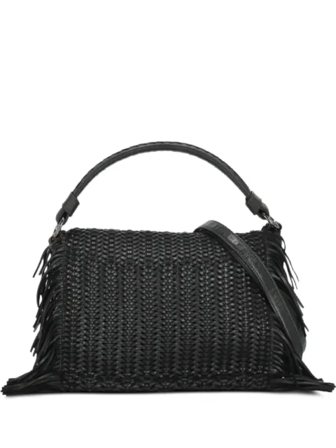 Reptile's House Vasia braided tote bag Black H730VASIA