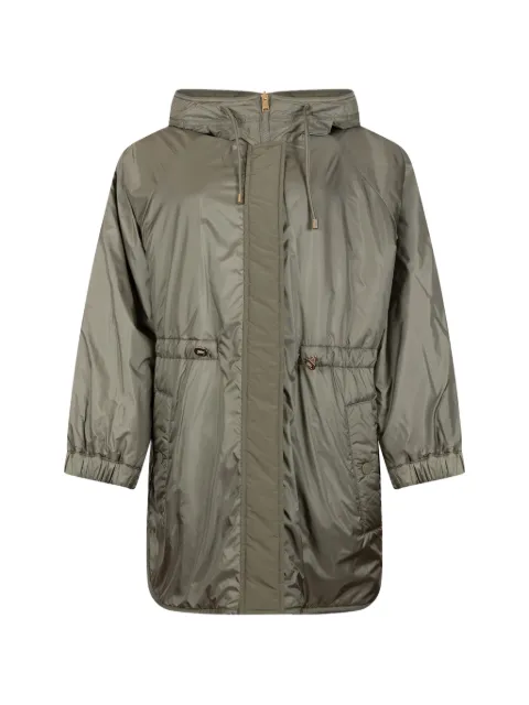 Weekend Max Mara hooded drawstring-waist coat Grey 5496011600011