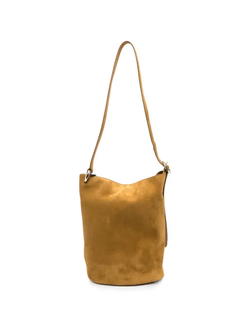 JOSEPH Fold suede bucket bag Neutrals JF009981