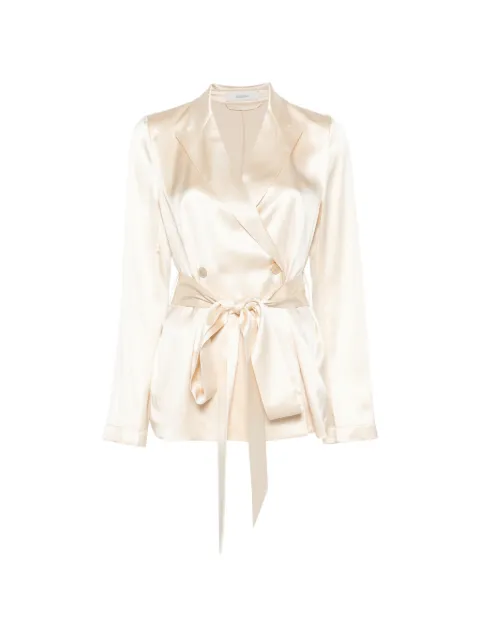 JOSEPH Archer button-up blazer Neutrals JF009951