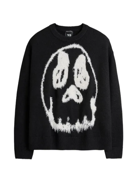 Y-3 Chito graphic knitted sweater Black KR1127