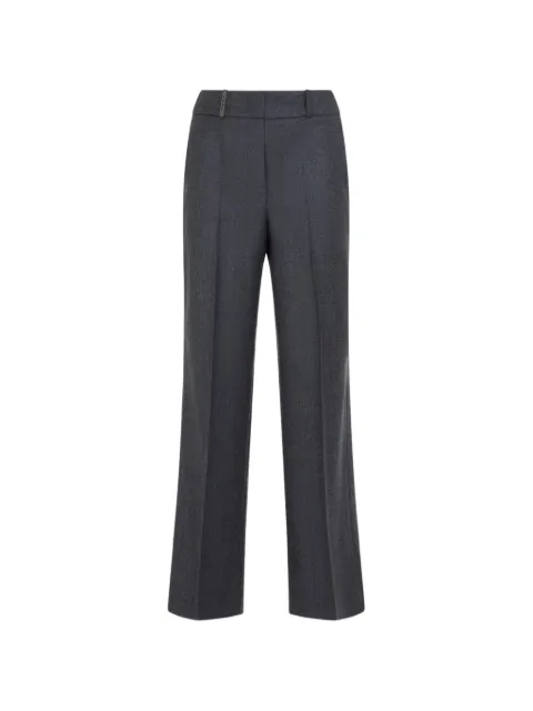 Peserico pressed-crease trousers Grey A04283Z03359