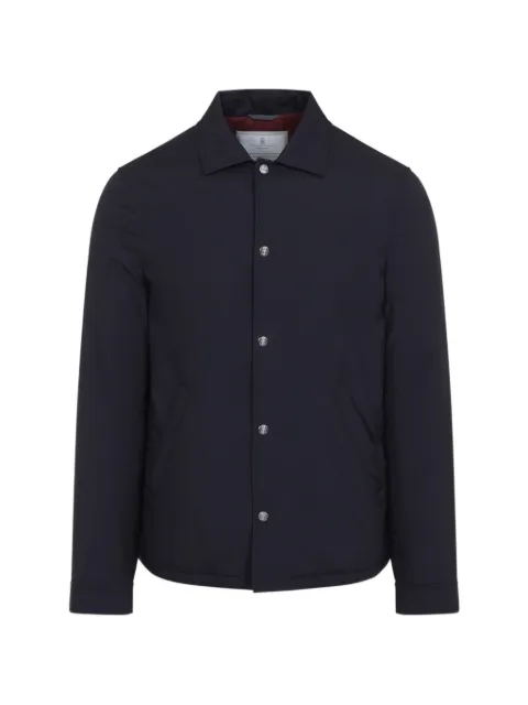 Brunello Cucinelli press-stud padded jacket Blue MV4086020CRC10
