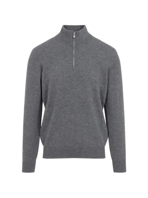 Brunello Cucinelli half-zip cashmere sweater Grey M2200124CF423